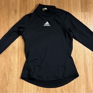 EUC Women’s Adidas Techfit Longsleeve Performance Compression Top - Black - M
